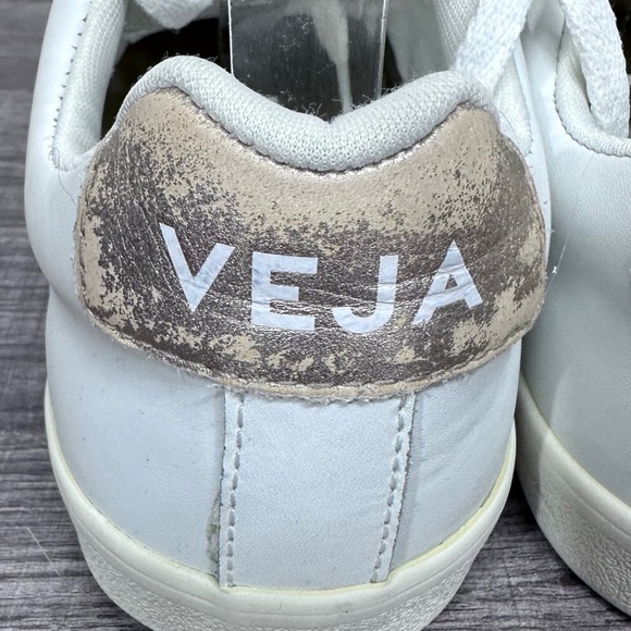 VEJA Esplar White/Rose Gold Sneakers [S6566] - Picture 8 of 11
